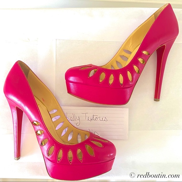 Christian Louboutin Cyclamen Griffita 140 Platform - Picture 2 of 7